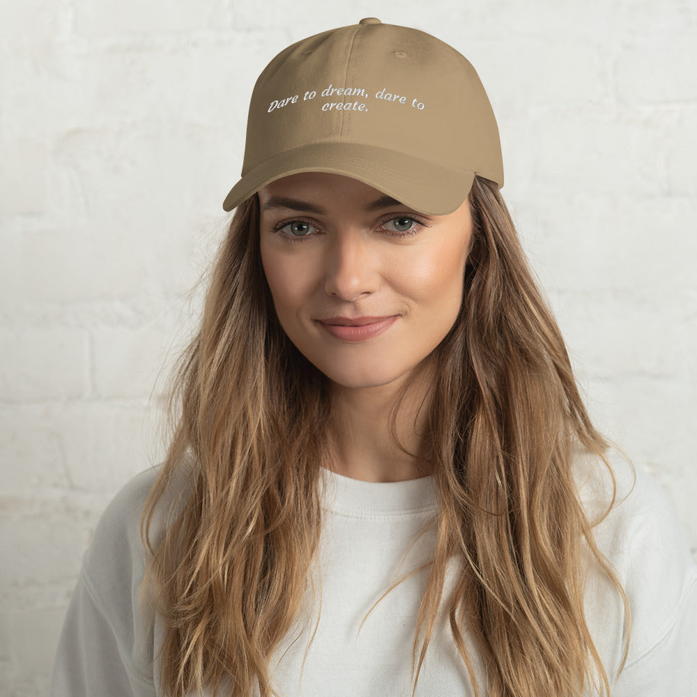 Dare to dream, unisex cap